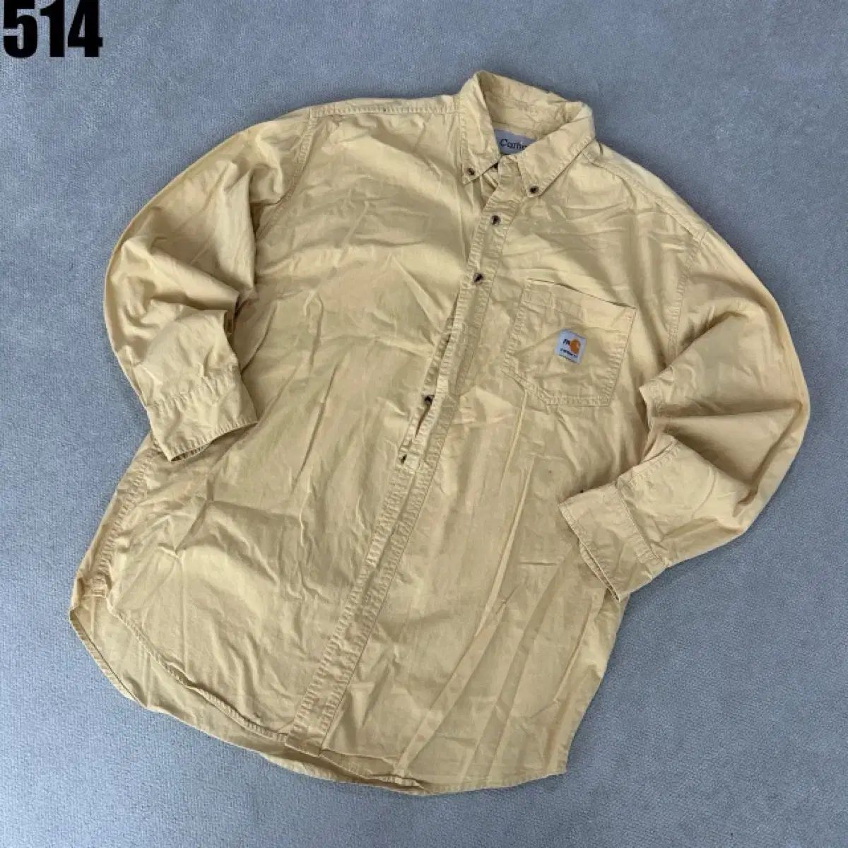 Carhartt カーハート イェロー 長袖 シャツ M