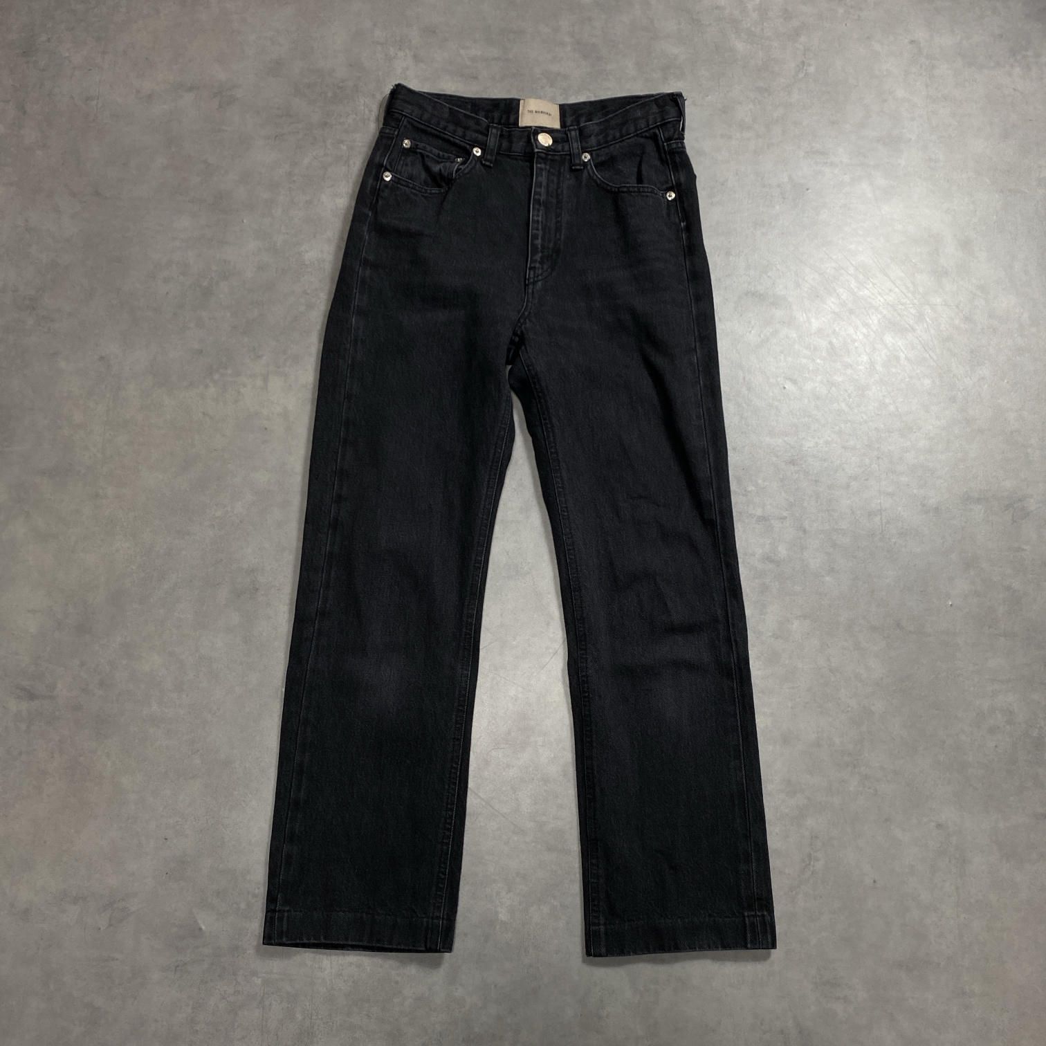 GQ5511◇SHISHIKUI：ブラックデニムパンツ◇24◇ブラック系 0033 シシクイ