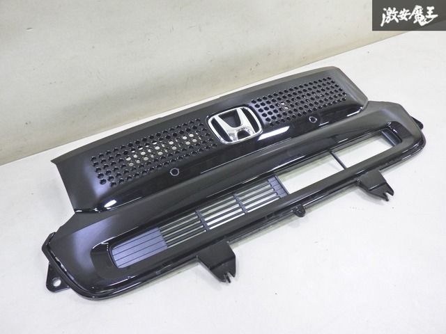 【割れ無し】ホンダ 純正 JF5 N-BOX Nボックス フロントグリル ラジエーターグリル センサー付 黒パール系 71202-32RA 即納