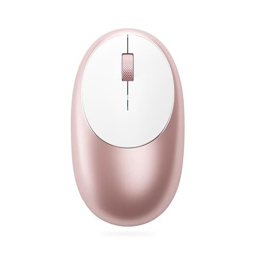SATECHI M1 無線 ワイヤレス マウス アルミ製（USB-C充電式、1200DPI、人間工学デザイン対応のBluetoothマウス、MacBook Air & Pro、ノートPC、iPadなど対応）? ピンクY 53fafa68