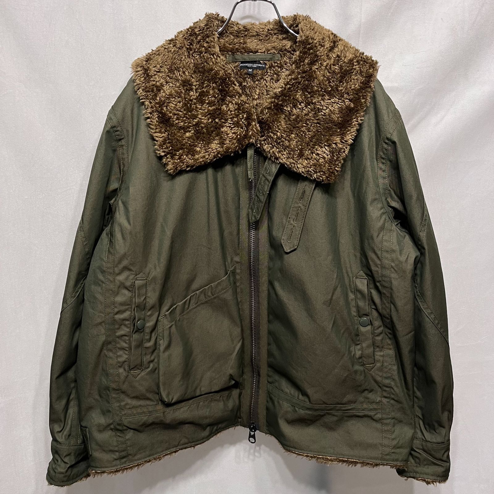 Engineered Garments エンジニアードガーメンツ ● 24FW B3 Jacket CP Weather Poplin Olive インナーボアB3ジャケット 42,000円