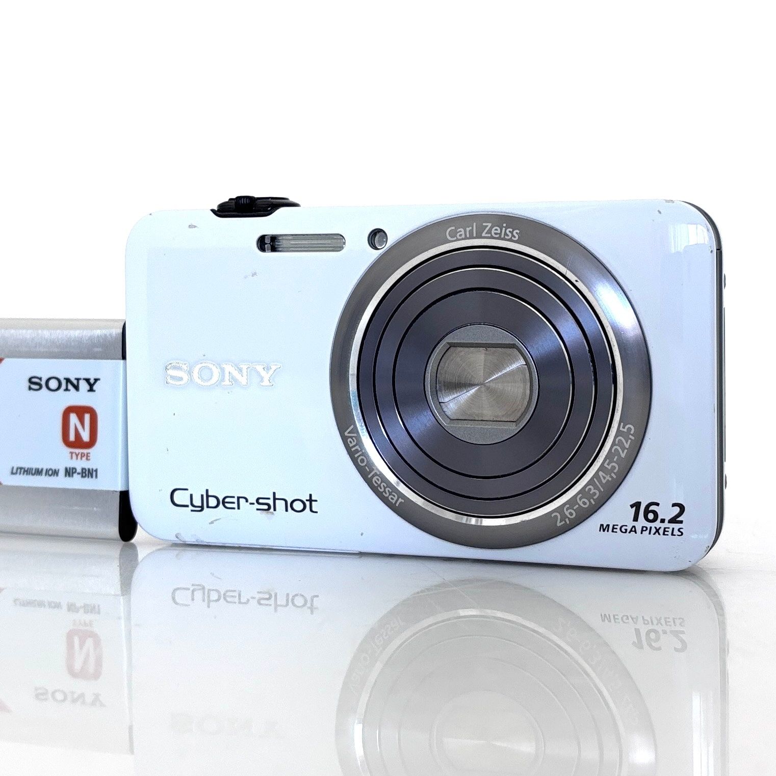 【ソニー】SONY Cyber-shot DSC-WX7 ホワイト コンデジ + バッテリー #T407