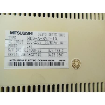 【新品★適格請求書★税込★送料無料】MITSUBISHI/三菱 電機 サーボアンプ MDS-A-SVJ-10 【６ヶ月保証】
