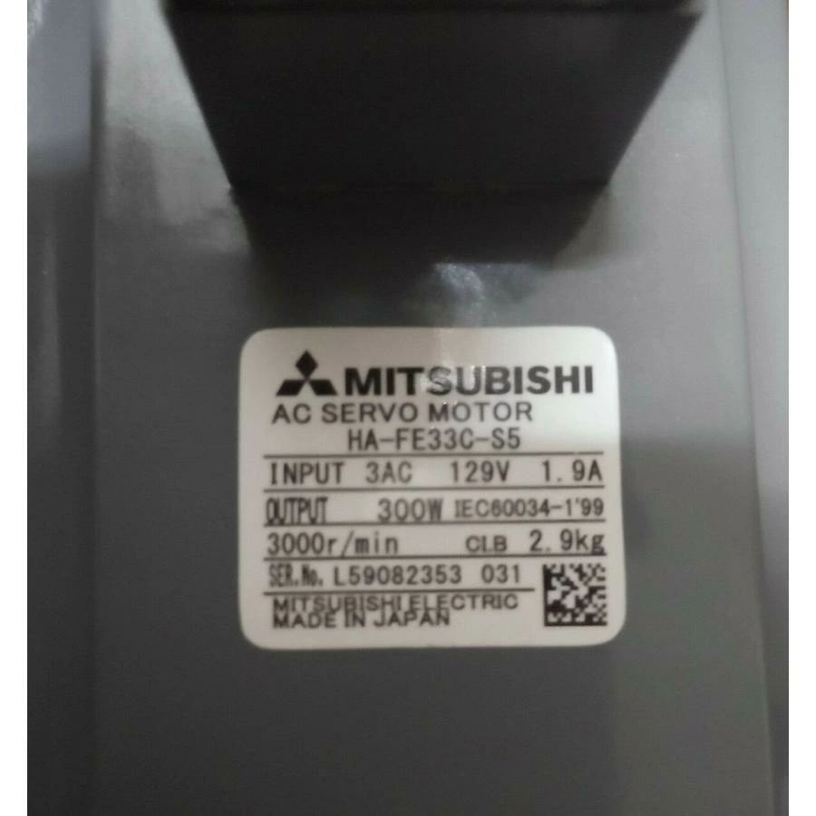 【新品★適格請求書★税込★送料無料】HA-FE33C-S5 Mitsubishi Servo Motor HAFE33CS5 三菱【６ヶ月保証】