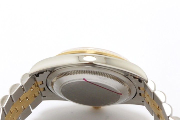 ROLEX ロレックス デイトジャスト36 16233 腕時計 ウォッチ YG イエローゴールド SS ステンレススチール 自動巻き U番 ホワイトローマ文字盤 メンズ【中古】460