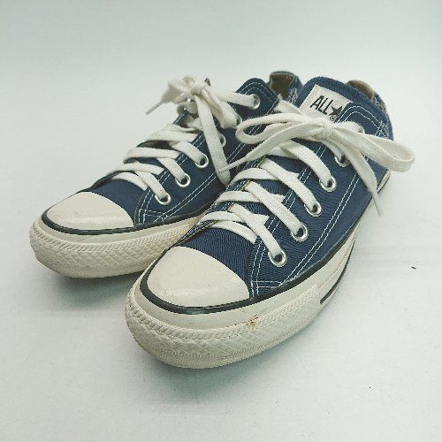 ◇ CONVERSE コンバース ALL STAR 1SC734 ローカット 定番 スニーカー サイズ24.5 ブルー レディース E 【1309040031562】