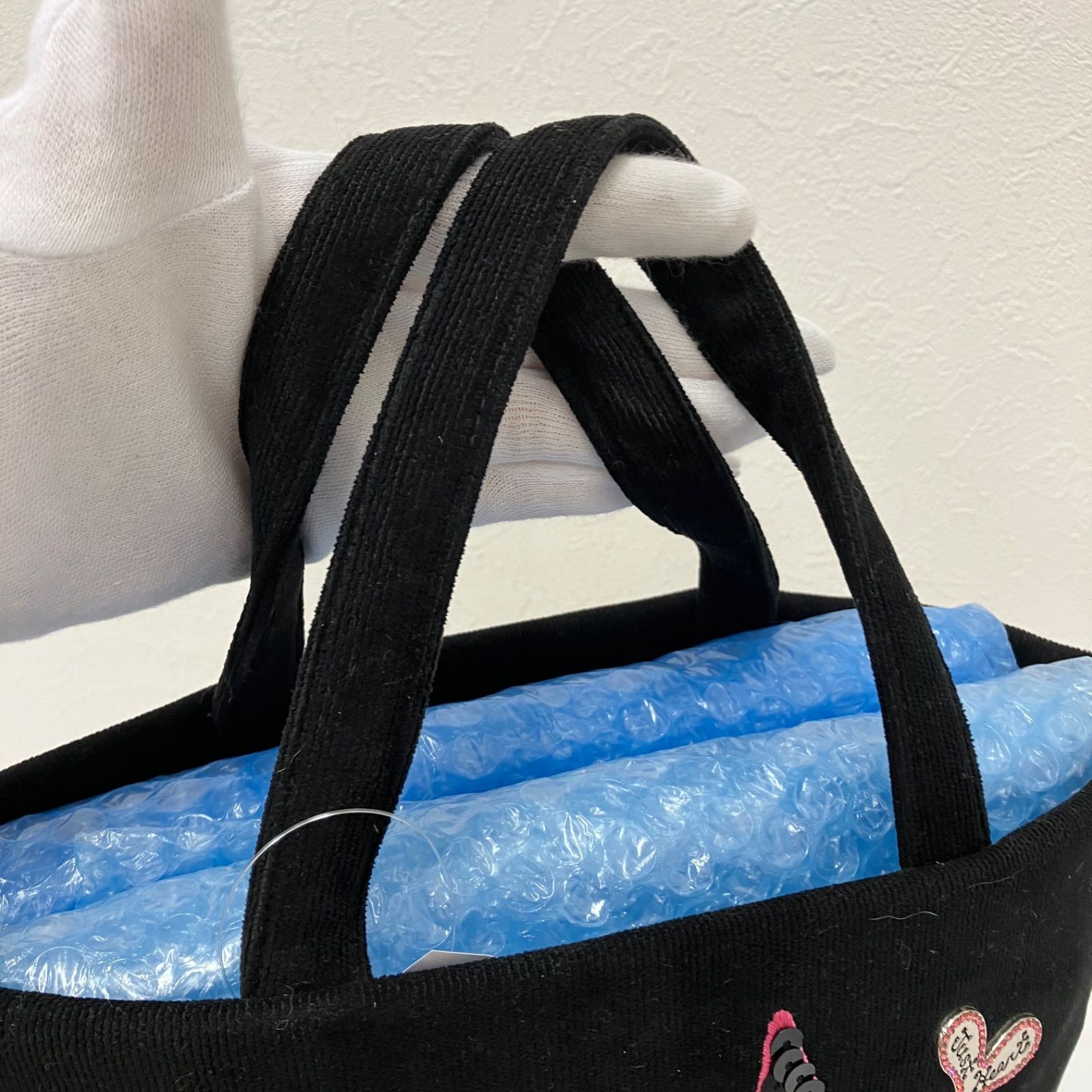 未使用タグ付】Think Bee! ランナウェイキャッツ バッグ 黒猫 メガネ 