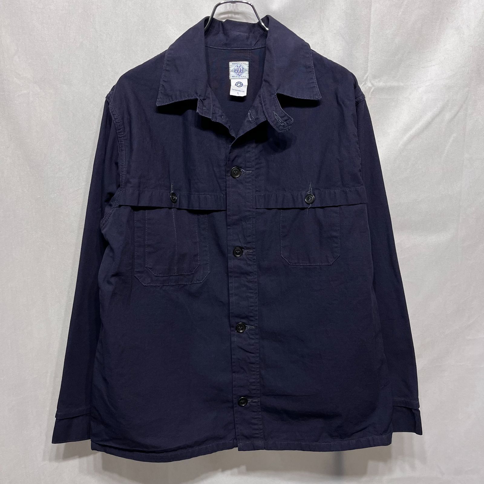 POST O'ALLS OVERALLS ポストオーバーオールズ ● USA製 コットンリップストップジャケット カバーオール