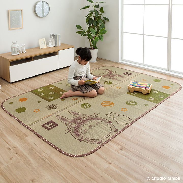176×230cm] トトロ 和ごころ 国産 となりのトトロ ととろ い草