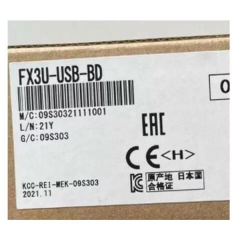 【新品★適格請求書★税込送料無料★】MITSUBISHI/三菱電機 　FX3U-USB-BD　シーケンサー【６ヶ月保証】