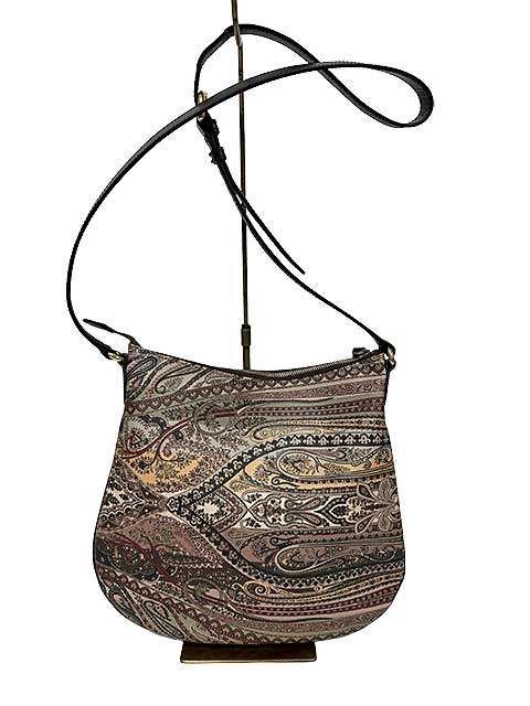 【中古】ETRO エトロ　ショルダーバッグ　PVC　ペイズリー　ヴィンテージ＿s02＿セルモアから出品＿s-0310-r02