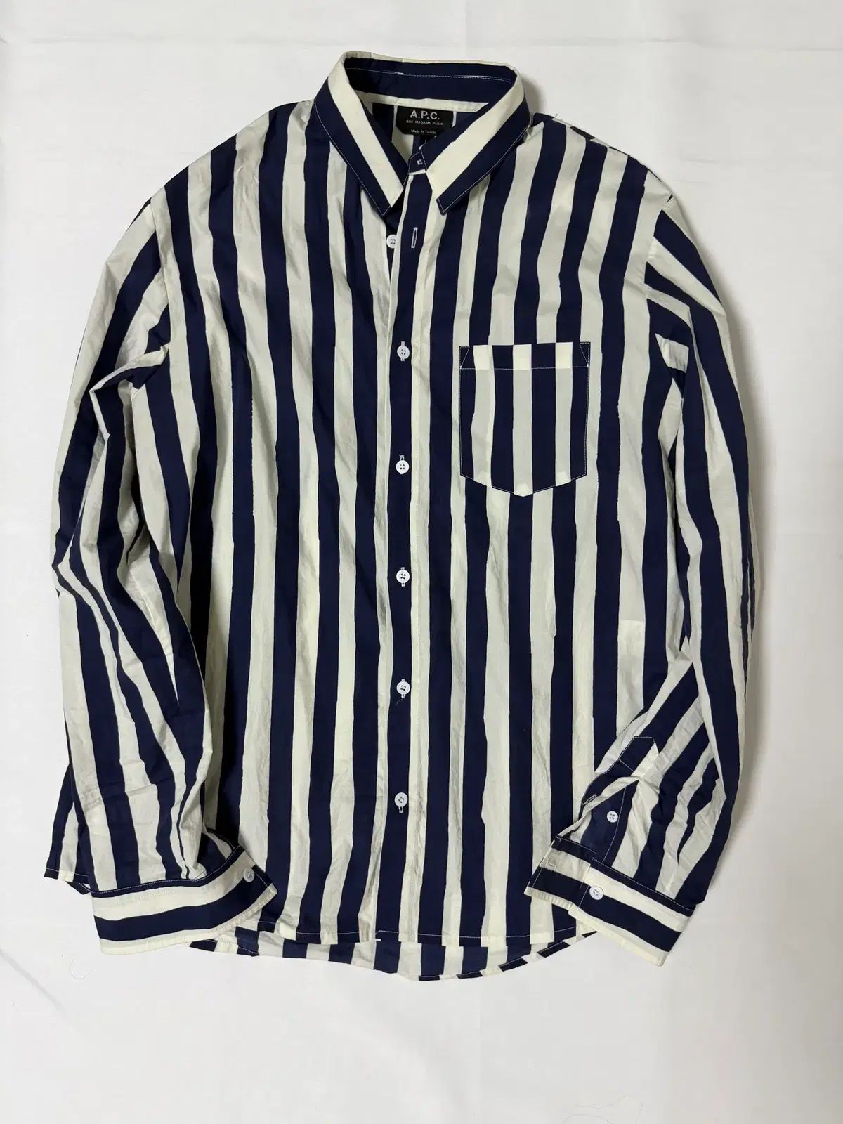 A.P.C. ストライプ シャツ