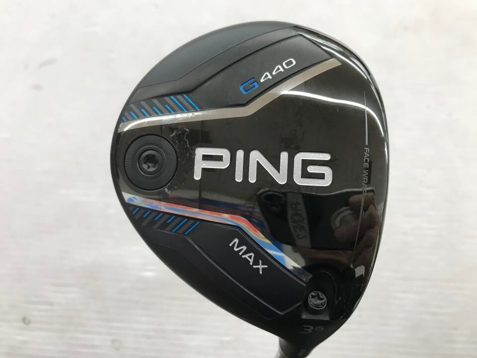 ピン　G440 MAX　15度　TOUR 2.0 CHROME 65　Sフレックス　フェアウェイウッド　中古【最短即日発送】