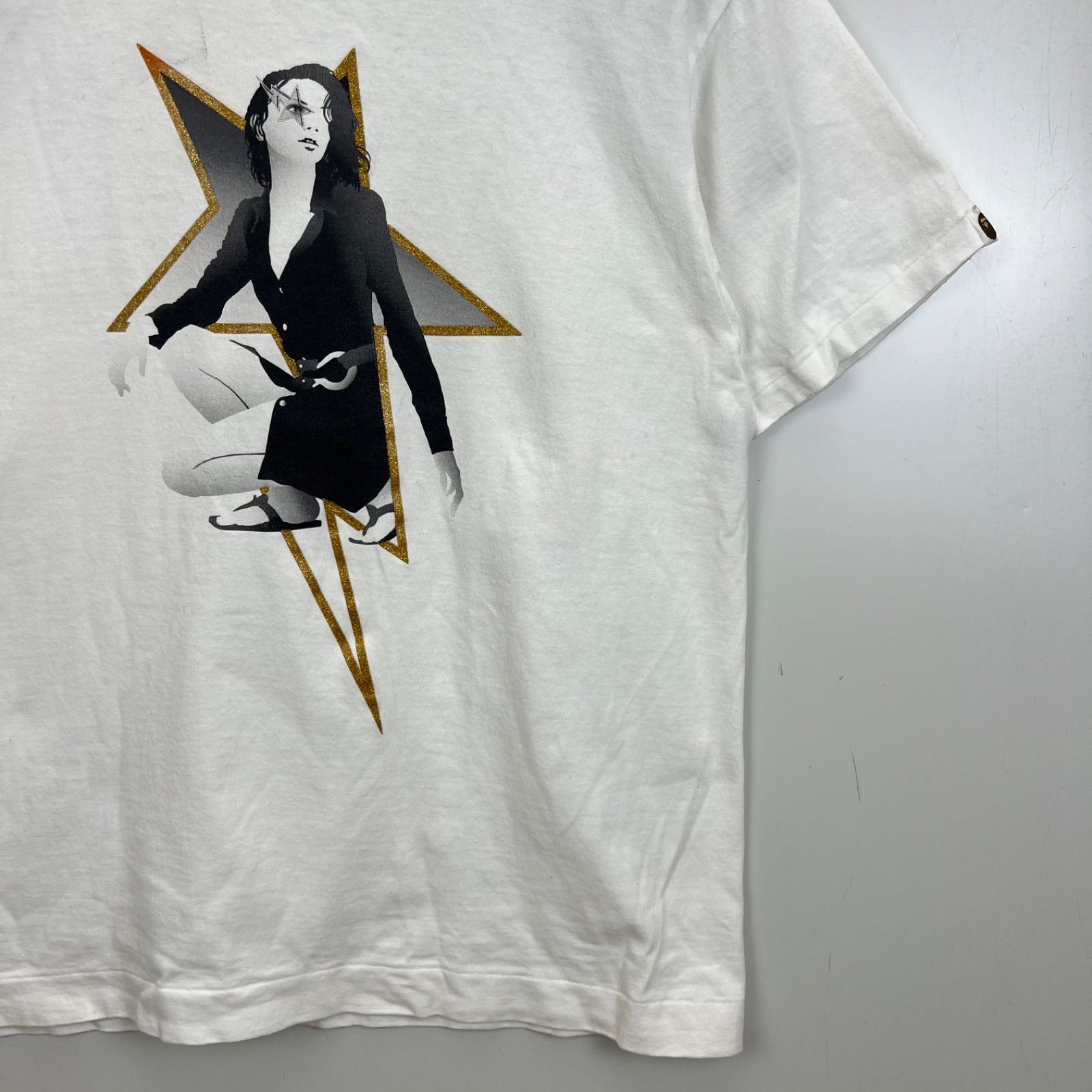 A BATHING APE 00s archive BAPESTA girl Tee M アベイシングエイプ