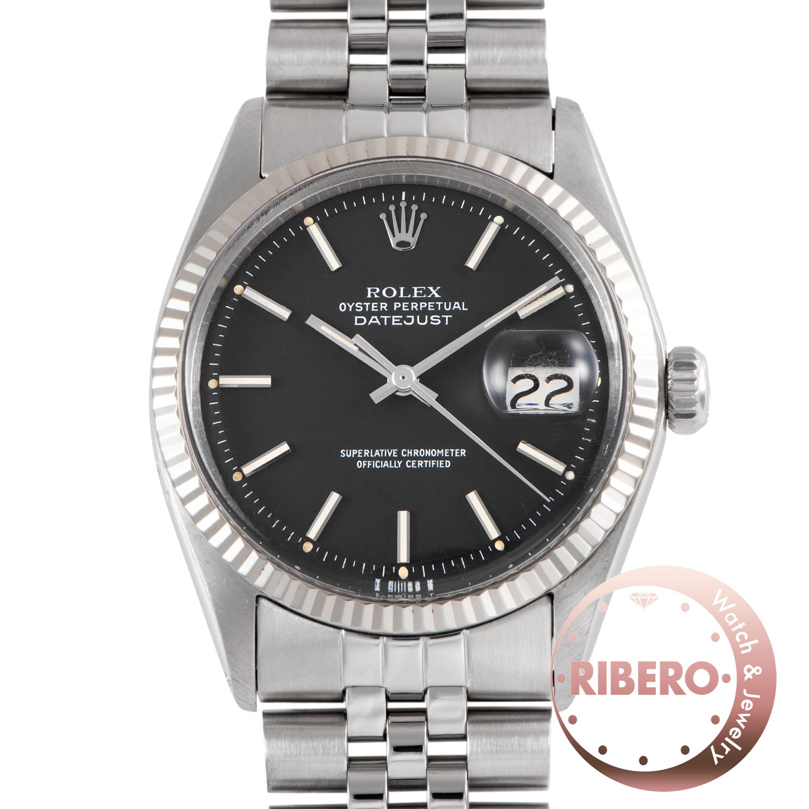 ROLEX ロレックス デイトジャスト 1601 1971年製 tritium SS/WG【中古】