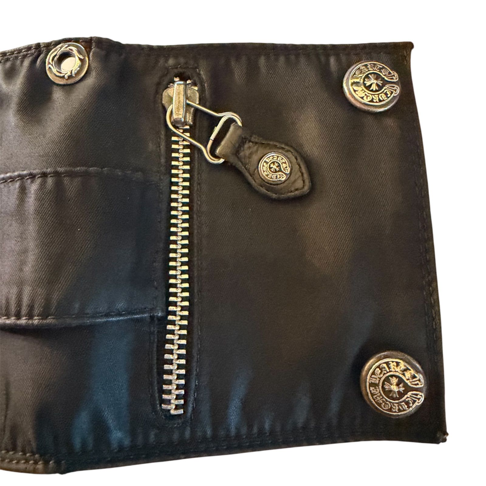 CHROME HEARTS 三つ折り財布 ブラック希少ナイロン