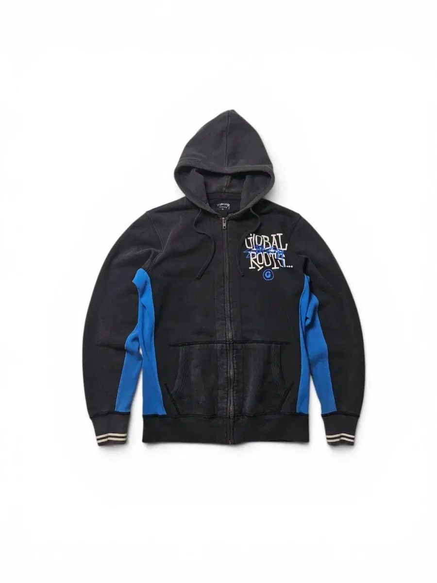 2000's STUSSY ヴィンテージ フードジップアップパーカー Tシャツ L 17,534円
