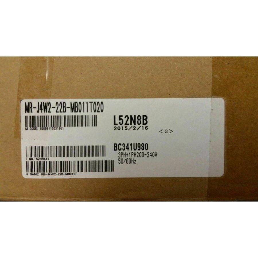 【新品★送料無料】MITSUBISHI 三菱電機MR-J4W2-22B-MB011T020 【６ヶ月保証】
