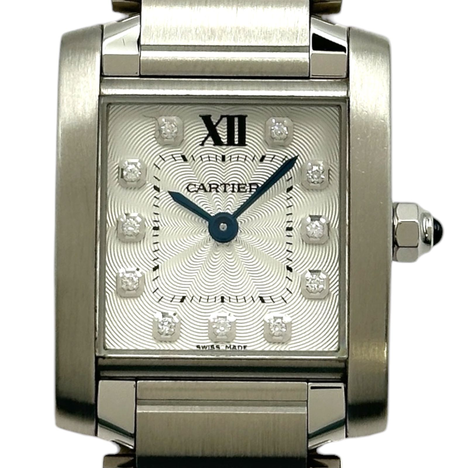 カルティエ Cartier タンクフランセーズ SM WE110006 シルバー ステンレススチール レディース 腕時計