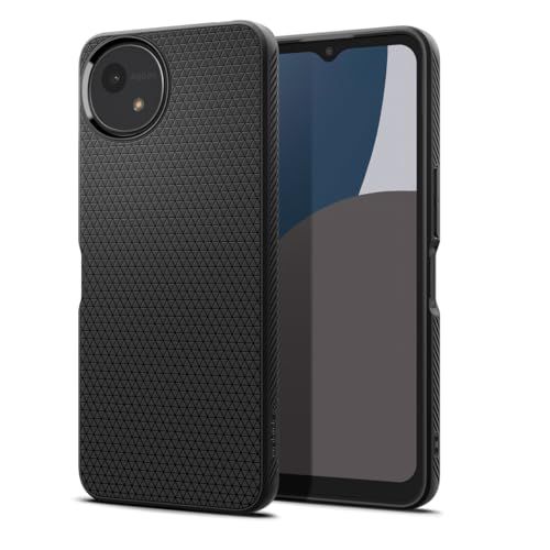 Spigen AQUOS wish4 ケース 耐衝撃 ストラップホール 米軍MIL規格取得 TPU ソフトケース カメラ保護 傷防止 衝撃吸収 Qi充電 ワイヤレス充電 リキッド・エアー ACS08437(マット・ブラック)(沖縄・離島の方発 41d9e043