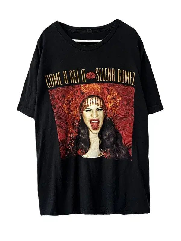 L SELENA セレナゴーメズ グラフィック ミュージック 半袖Tシャツ