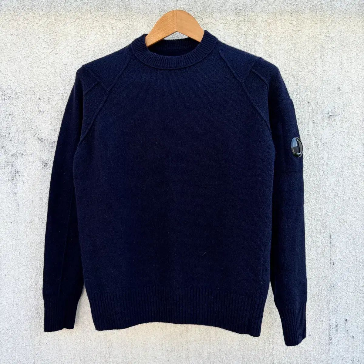 M)C.P. COMPANY シーピーカンパニー レンズパッチ ウールニット セーター