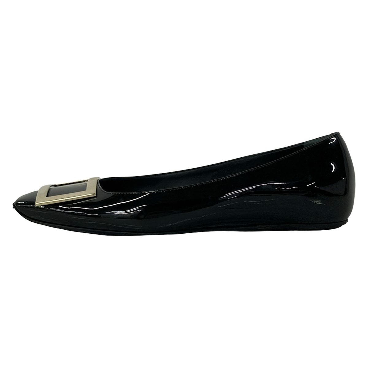 RogerVivier(ロジェヴィヴィエ) フラットシューズ レディース - 黒 レザー