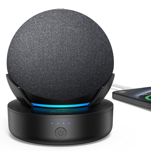 Dot 第5世代 バッテリーベース - 10000mah dot 第4世代/第5世代 バッテリーベース USB-C/USB-A充電ポート搭載 スマートフォン・イヤホンスマートウォッチ、タブレットに充電対応 専用台 16時間連続再生 長時間待機 8cac1013