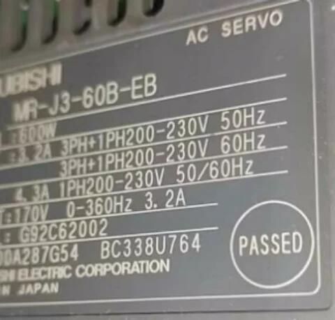 【新品 ★送料無料 】 MITSUBISHI 三菱電機 MR-J3-60B-EB【６ヶ月保証】