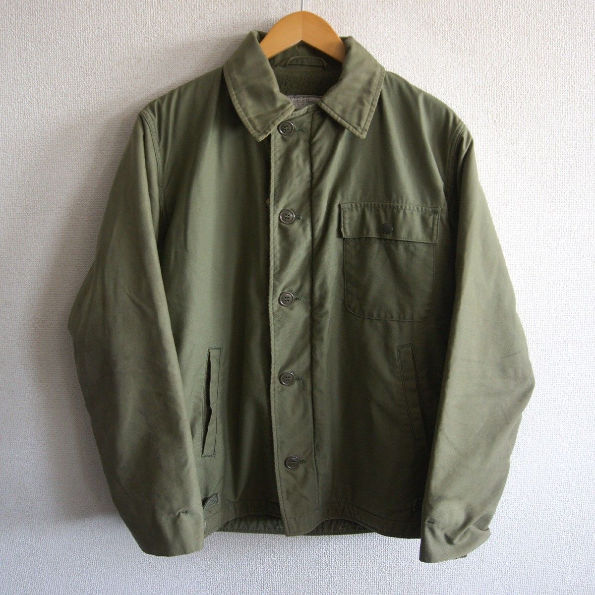 81年製】US NAVY【80S A-2 DECK JACKET】 M(38-40) デッキジャケット 