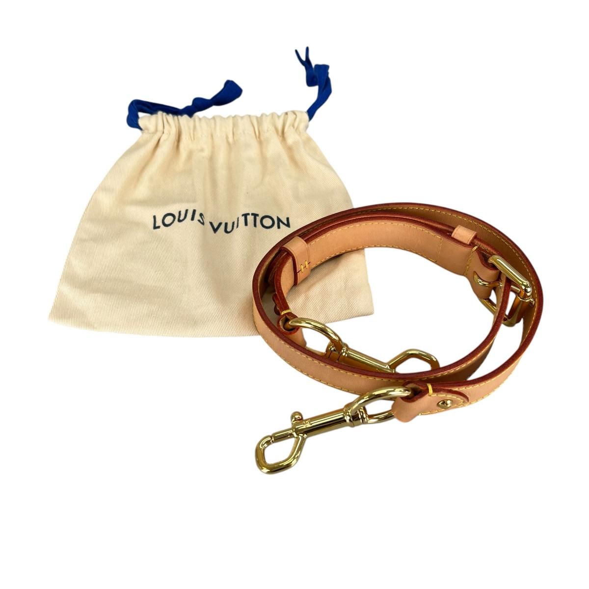 ルイヴィトン ヌメ革 ショルダーストラップ バンドリエール ショルダーストラップ LOUIS VUITTON ベージュ