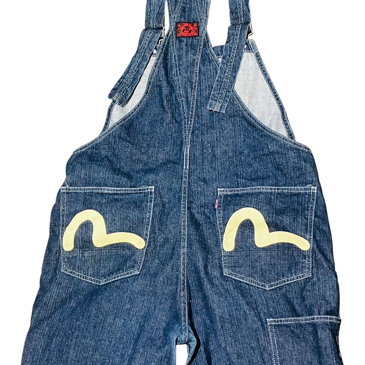 kk/5.13】EVISU エヴィス デニムオーバーオール サイズ36 - メルカリ