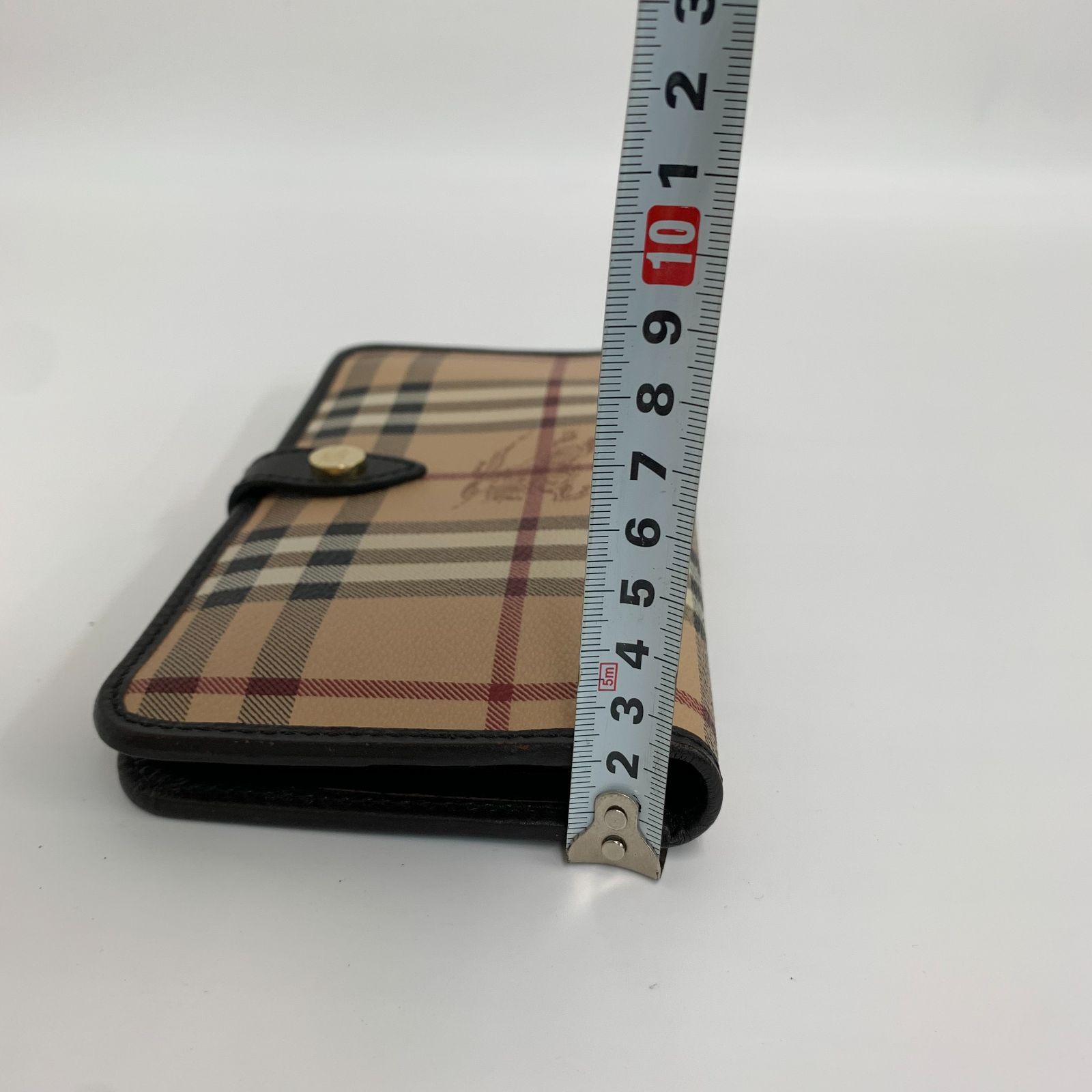 未使用級】バーバリー ノバチェック シャドーホース 長財布 箱付き 極 