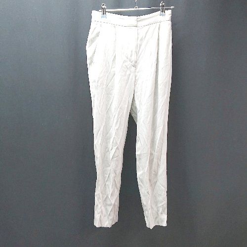 ◇ DES PRES デプレ ワンタック 薄手 シンプル オシャレ キレイめ カジュアル パンツ サイズ32 グレー レディース E 【1309250037262】