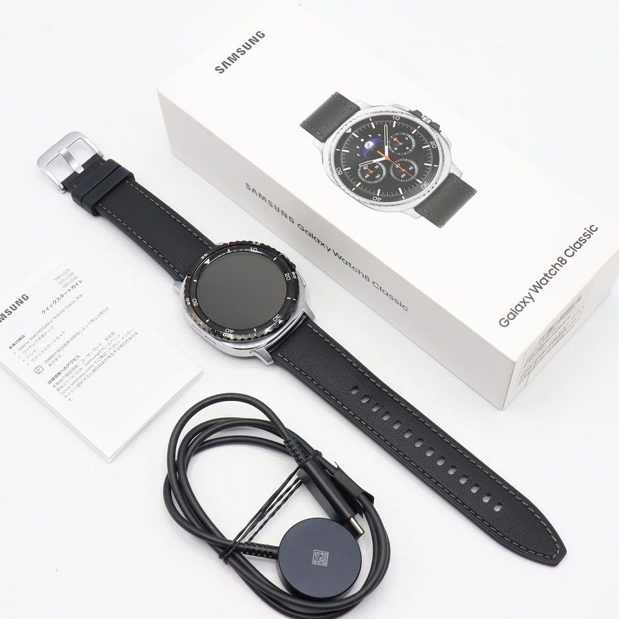 【美品】SAMSUNG Galaxy Watch8 Classic SM-L500NZKJXJP ブラック スマートウォッチ ギャラクシーウォッチ 本体