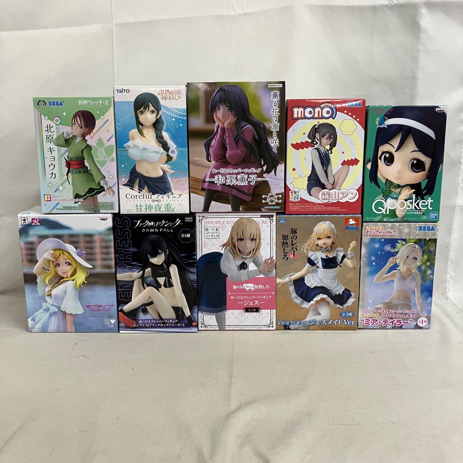 未開封 美少女 フィギュア まとめ 10個セット 箱ダメージ有 SF5655 