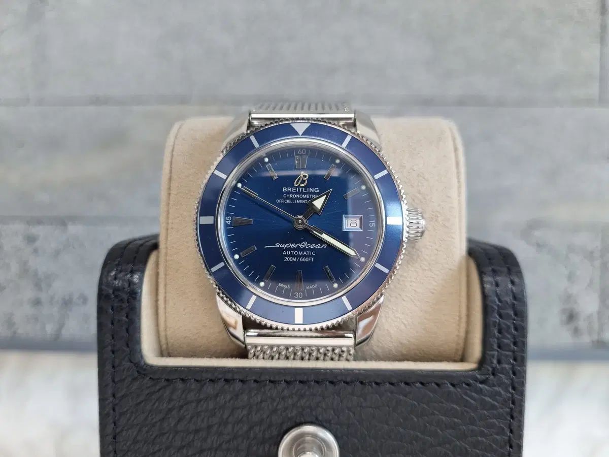 ブライトリング スーパーオーシャン ヘリテージ デニム판 42mm 韓国国内百貨店