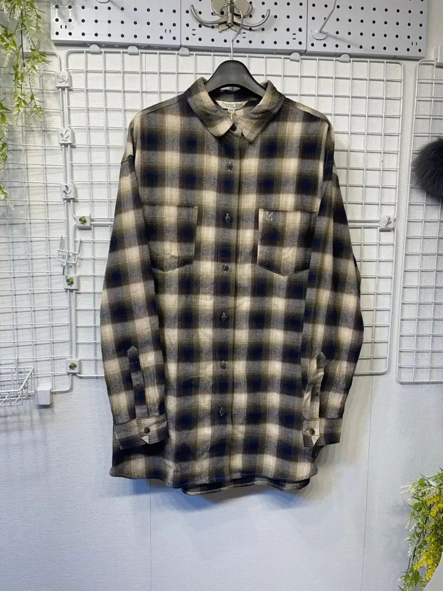 新品 M オンブレチェック ブラウス Thursday Island