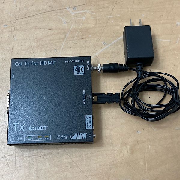 HDMIツイストペアエクステンダー　IDK HDC-TH100-D　未使用品 中古 IDK HDC-TH100-D HDMI延長器 HDBaseT 4K対応 - メルカリ