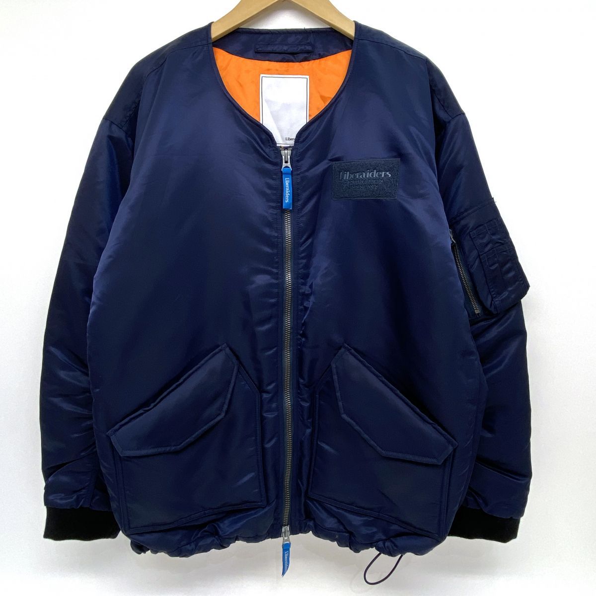 Liberaiders リべレイダース ノーカラーフライトジャケット 750052303 Lサイズ ※中古