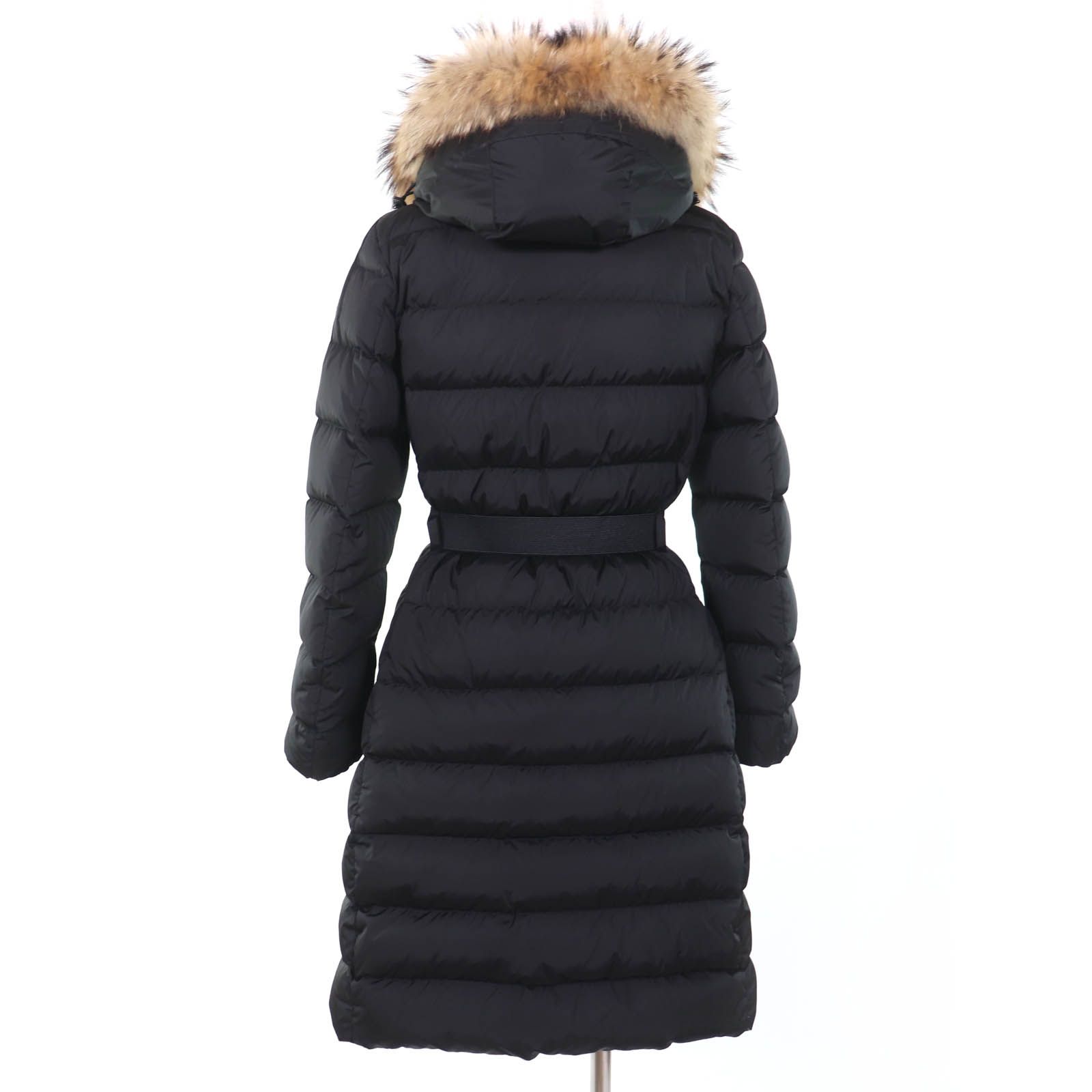 美品☆MONCLER モンクレール KHLOE ロゴワッペン・ラクーンファー 