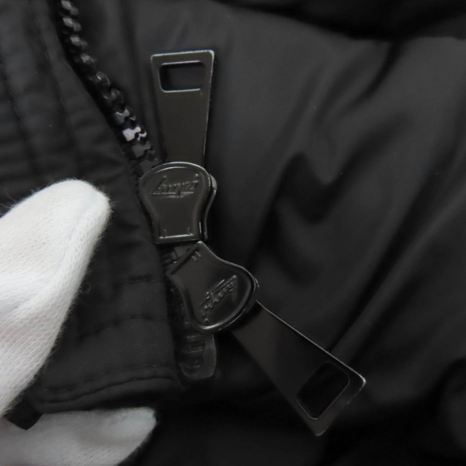 美品☆MONCLER モンクレール KHLOE ロゴワッペン・ラクーンファー 