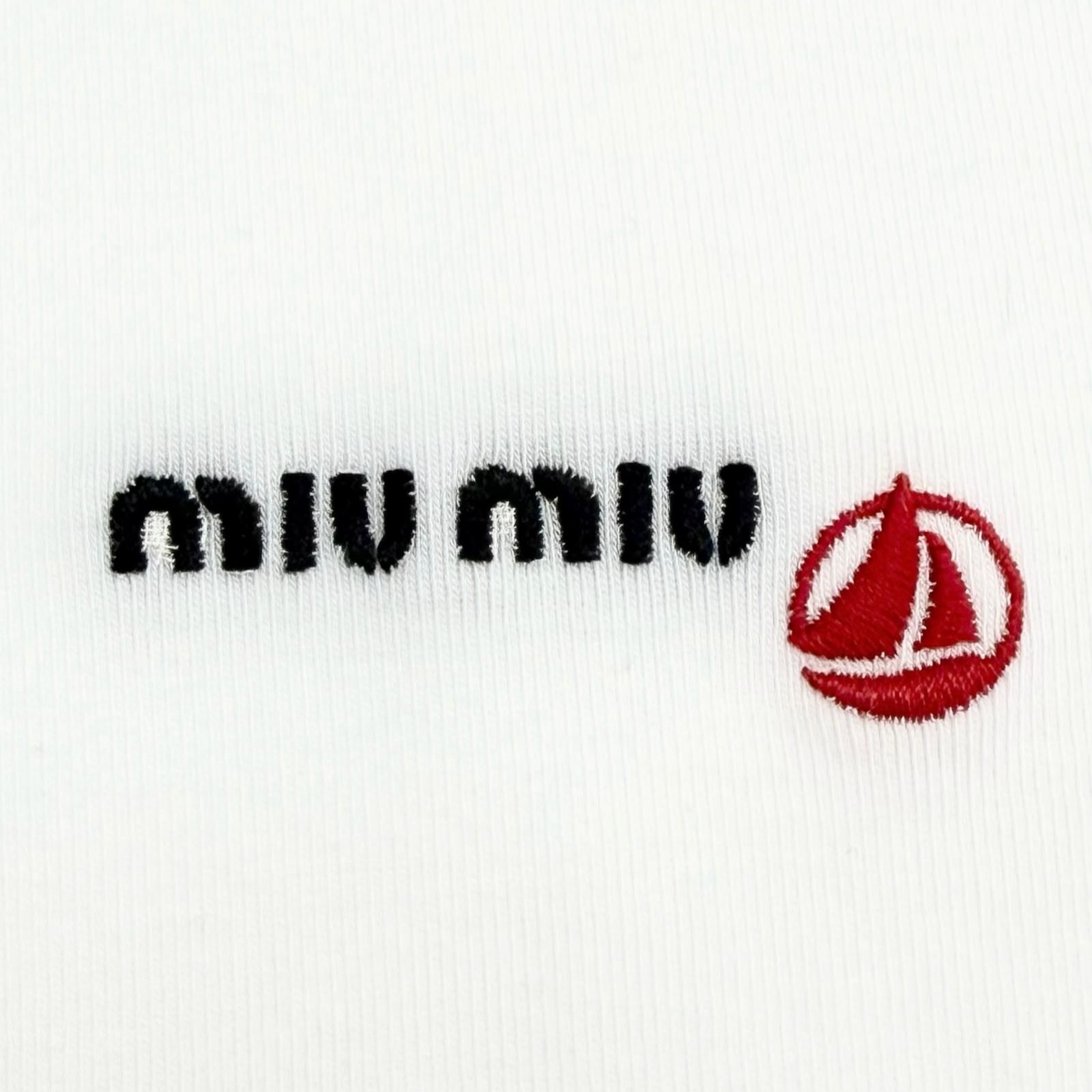 極美品△Miu Miu Petit Bateau ミュウミュウ プチバトー 2024年製 