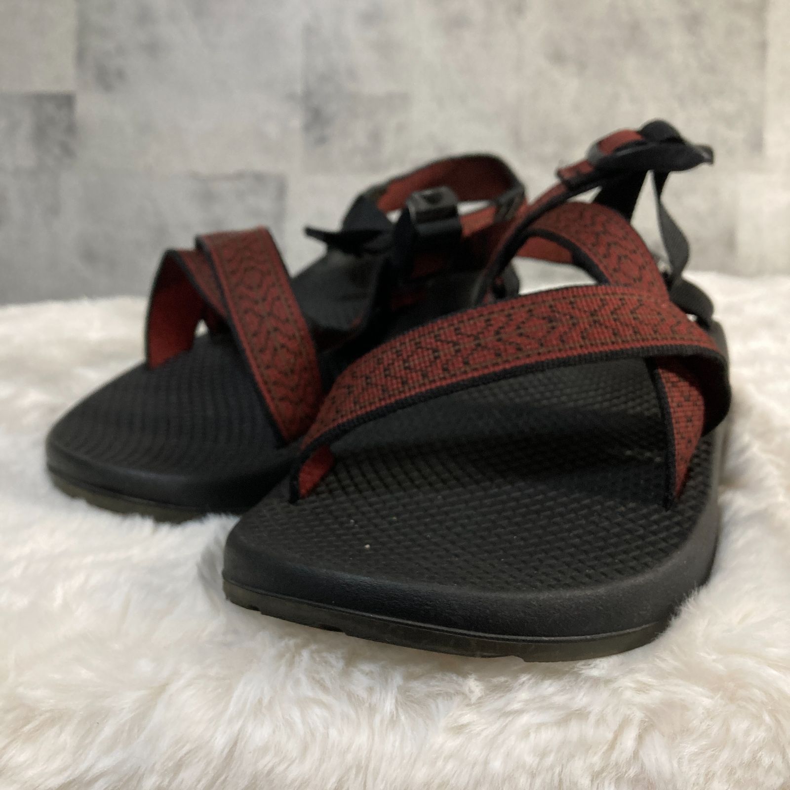 USA製 Chaco サンダル Z1 ブラック＆エンジ 26.0 ビブラム コロラドソール