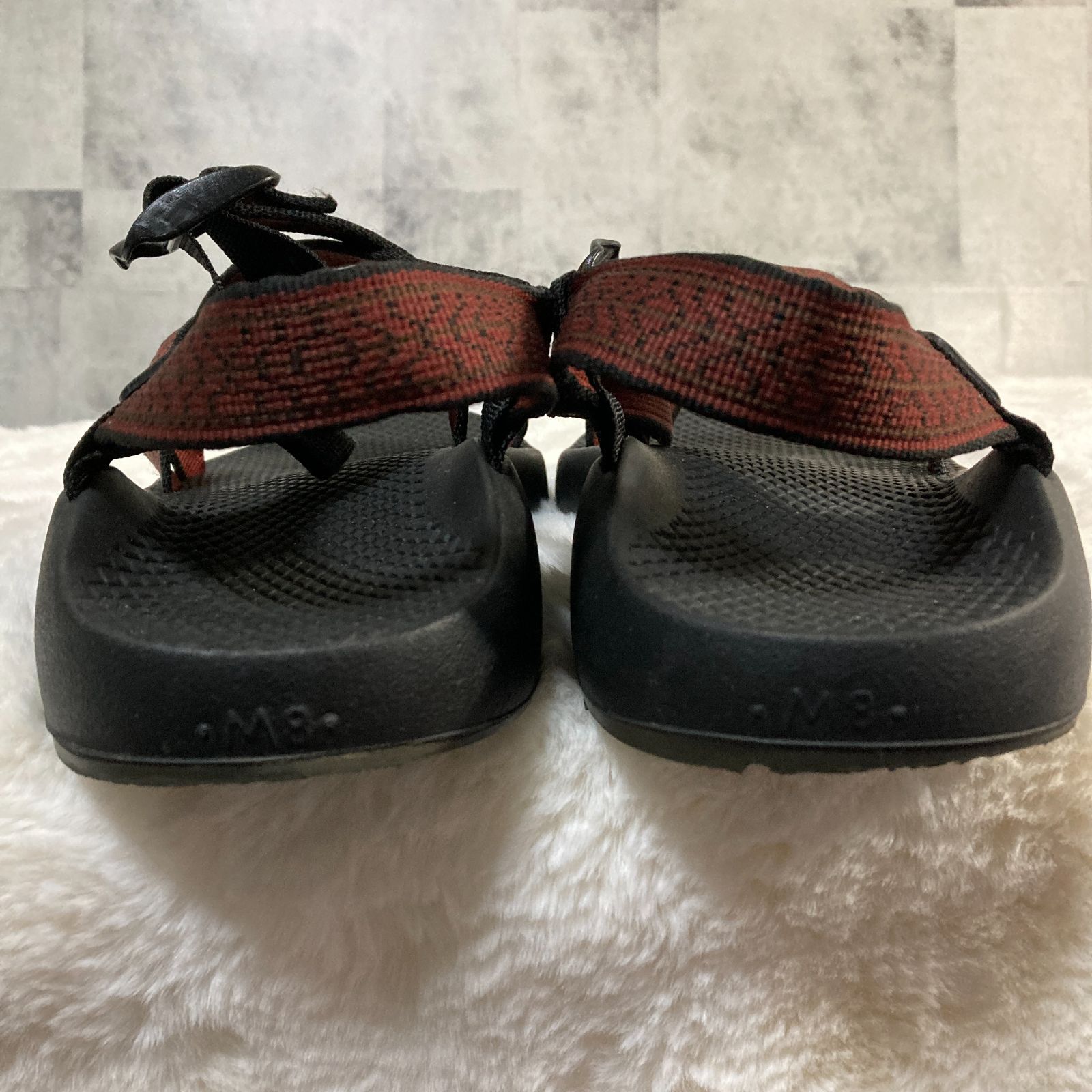 USA製 Chaco サンダル Z1 ブラック＆エンジ 26.0 ビブラム コロラド 