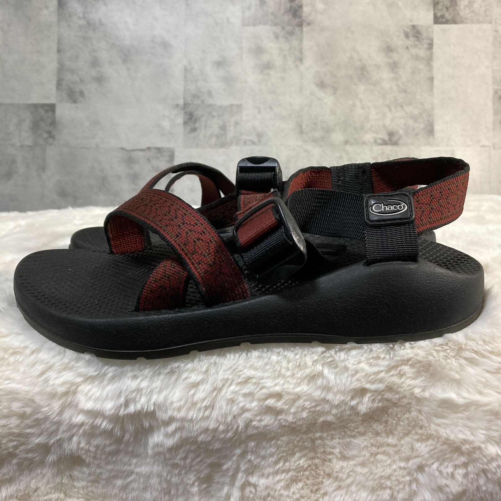 USA製 Chaco サンダル Z1 ブラック＆エンジ 26.0 ビブラム コロラド