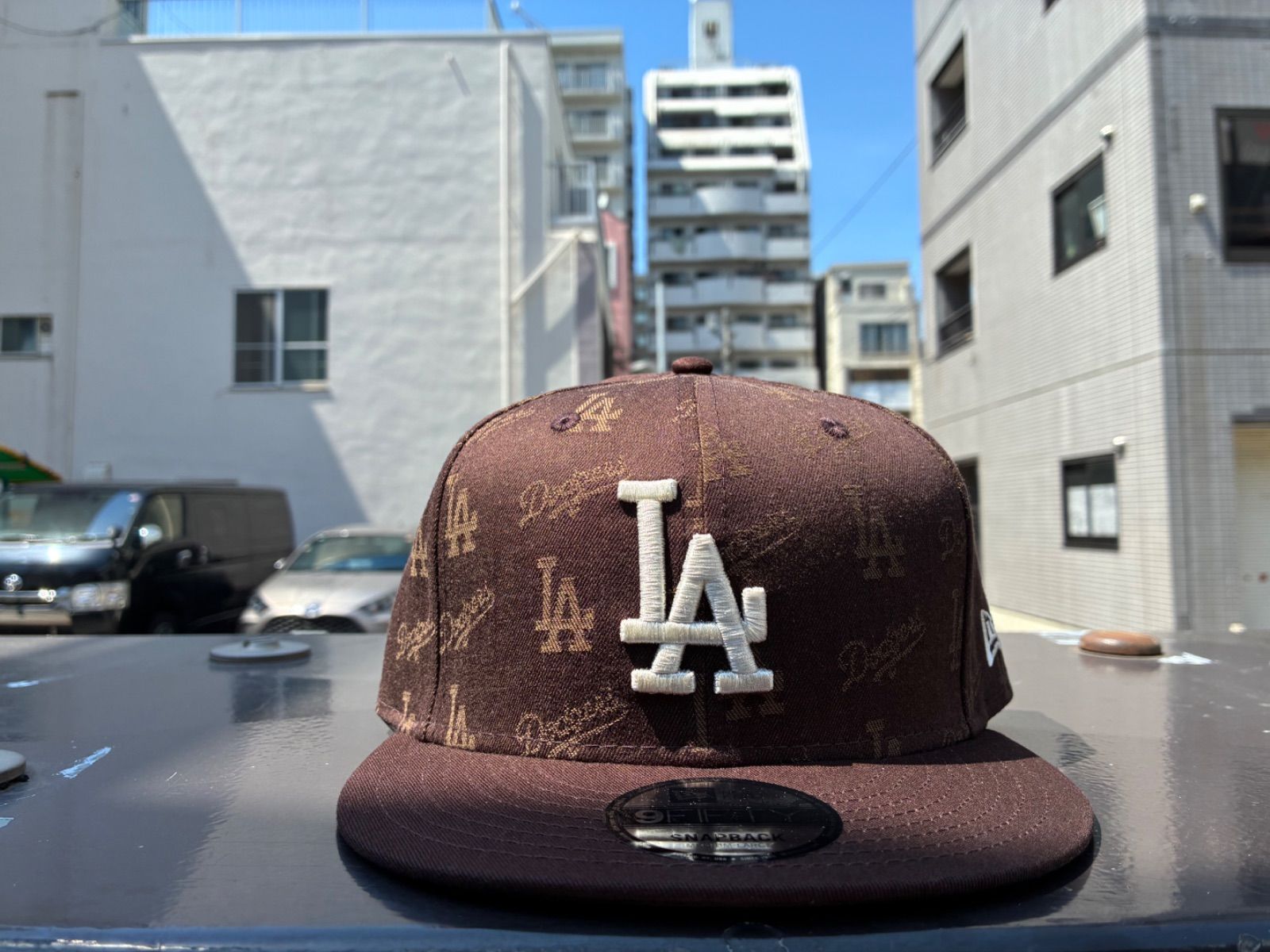 NEW ERA 9FIFTY MLB Jacquard ロサンゼルス・ドジャース ブラウン M/Lサイズ ¥6600 ＋ 送料¥550