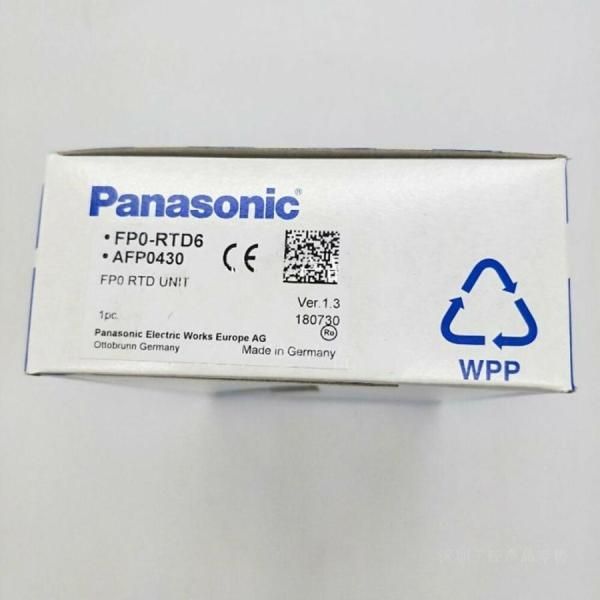 新品 PANASONIC/パナソニック サーボモーター FP0-RTD6 AFP0430 【6ヶ月保証】
