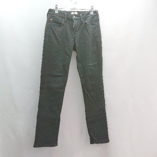◇ SOMETHING NEOJEAN ジーンズ オールシーズン カジュアル シンプル デニムパンツ サイズ26×29 ブラック レディース E 【1310050016579】