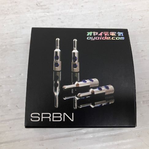 oyaide SRBN バナナプラグ 4個1組 オヤイデ 箱付 音響 オーディオ 中古